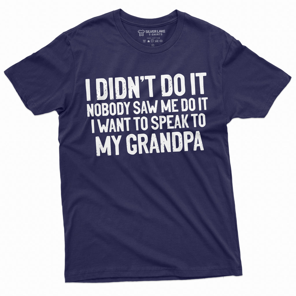 Grandson Granddaughter Tee Shirt Womens Mens Grandpa product image 9