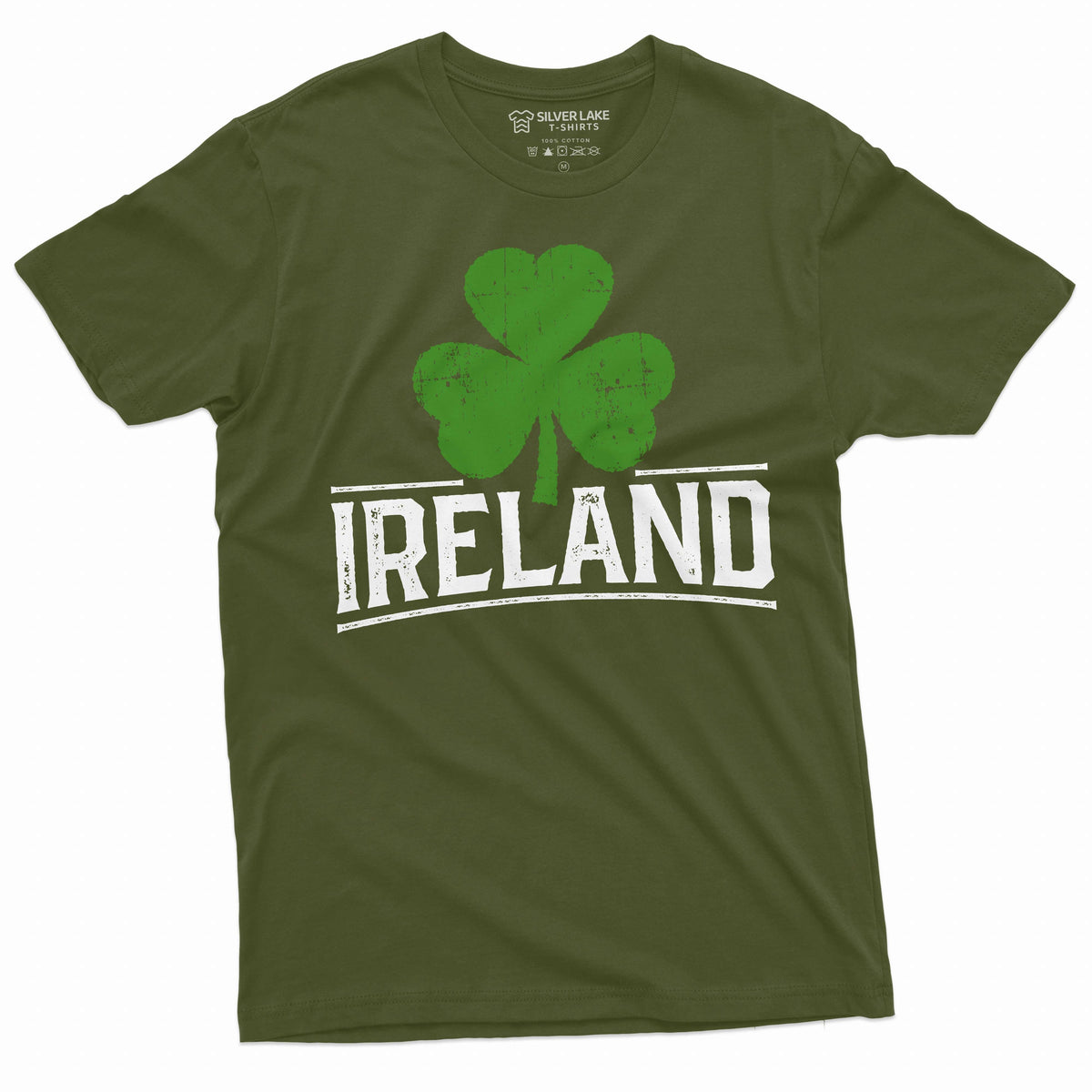 Men's Ireland T-shirt Irish Patriotic holiday shirt Clover product image 4