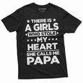 Men's Papa Daughter shirt Girl stole my heart she call me product image 1