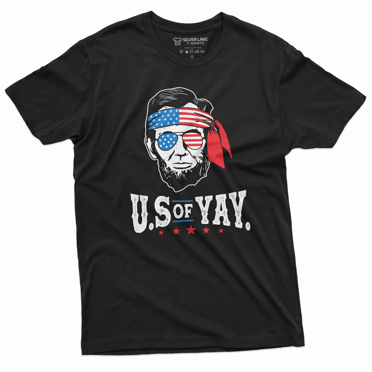 Men's 4th of July Abraham Lincoln T-shirt Patriotic U.S of product image 4