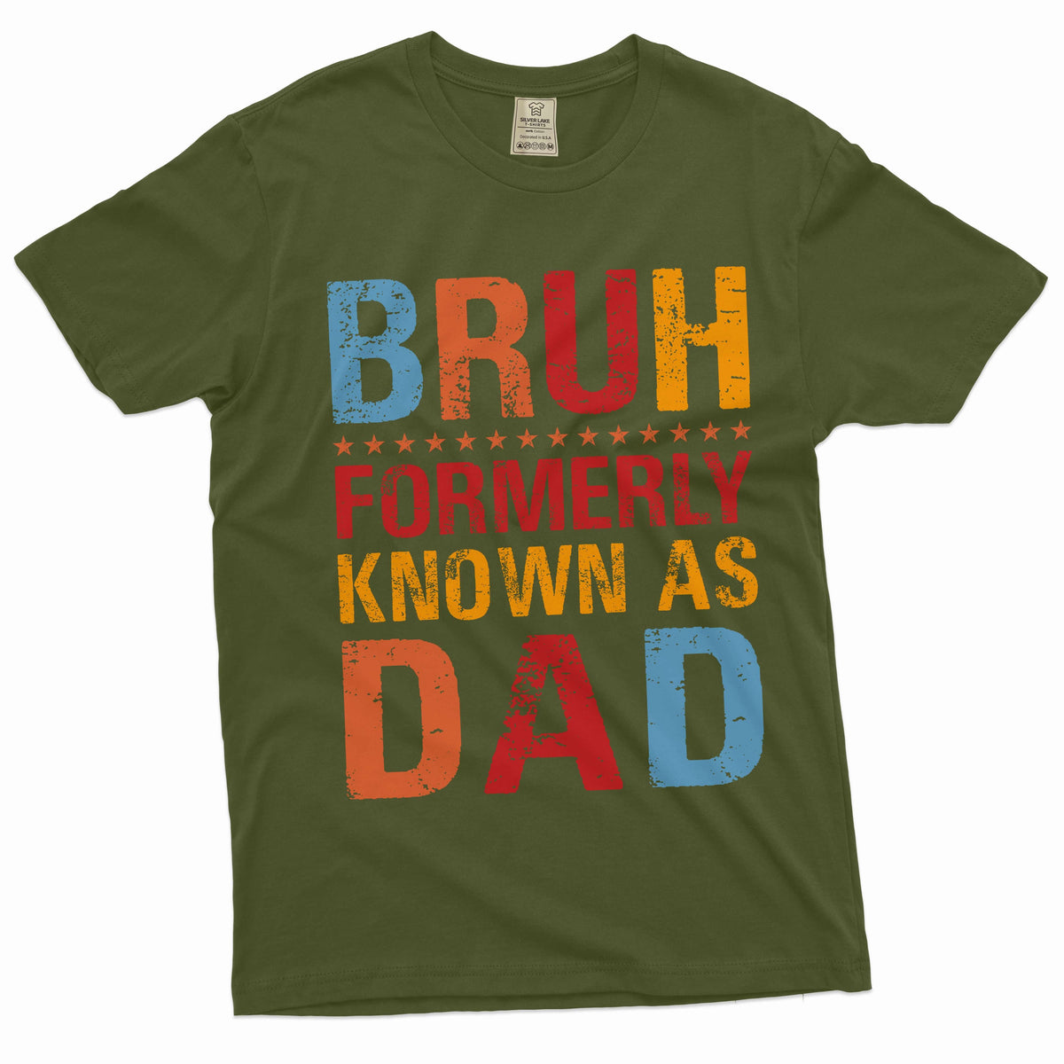 Men's Funny Father's day Bruh formerly known as dad T-shirt product image 4
