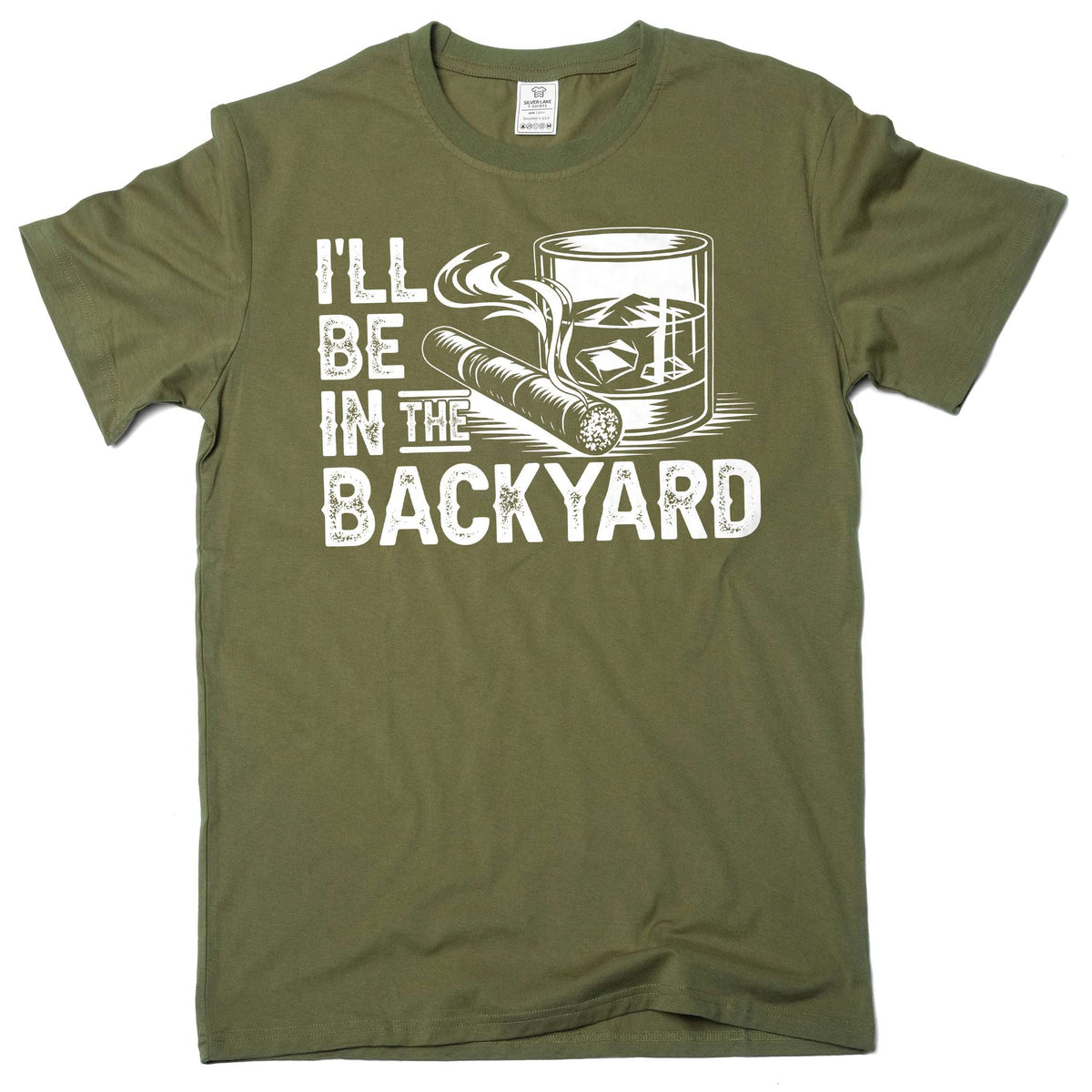 Men's Funny Grandpa Papa Dad I'll be in the backyard T-shirt product image 4