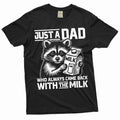 Men's Funny Father's day T-shirt Dad with milk sarcastic product image 1