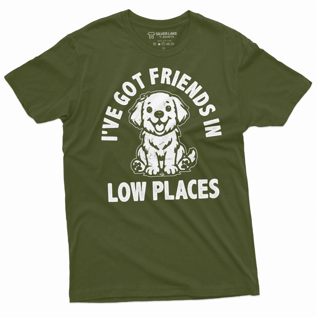 I got friends in low places pet lover dog T-shirt puppy product image 4