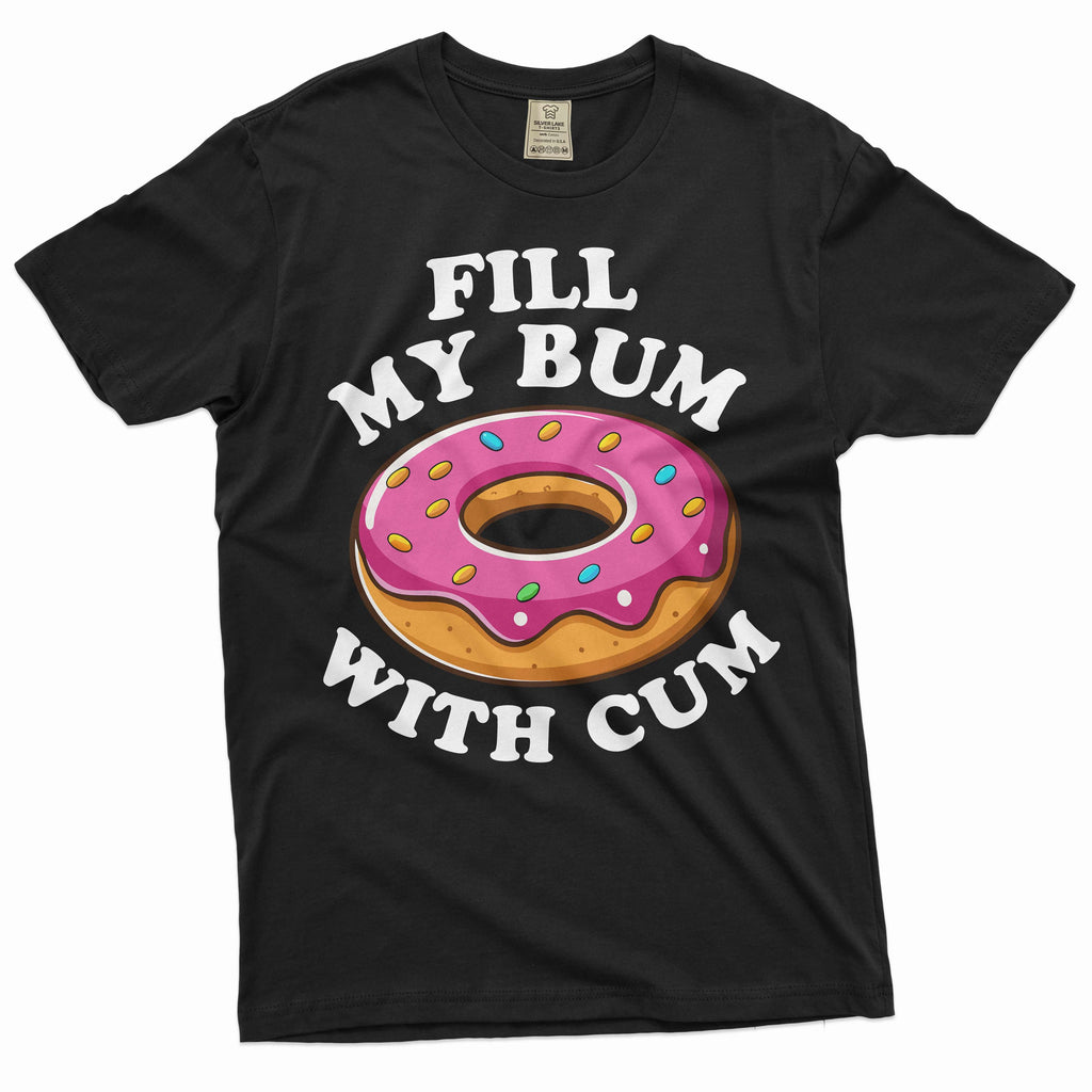 Funny Donut Shirt offensinve dual meaning rude adult humor product image 1