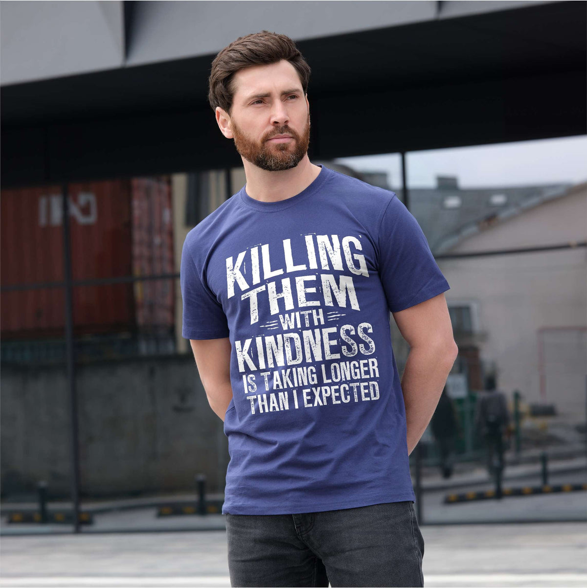 Killing Them With Kindness Shirt Sarcastic Quote Dark Humor product image 3