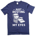 Men's funny father's day Just resting my eyes T-shirt product image 1