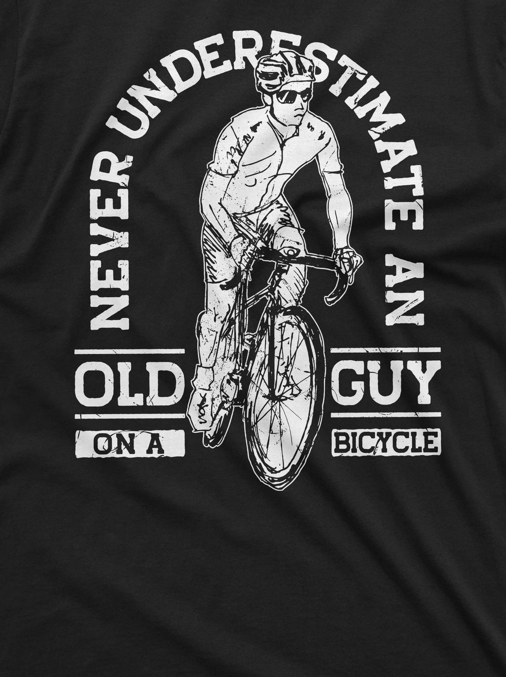 Men's Bicycle Bike T-shirt Old guy on Papa Dad Grandpa product image 2