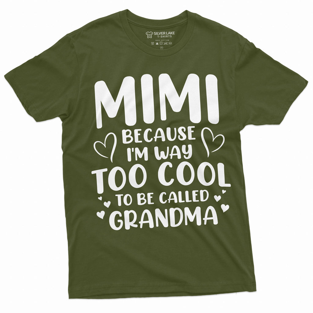 Mimi Grandma T-shirt Grandmother gift shirt gifts Birthday product image 4