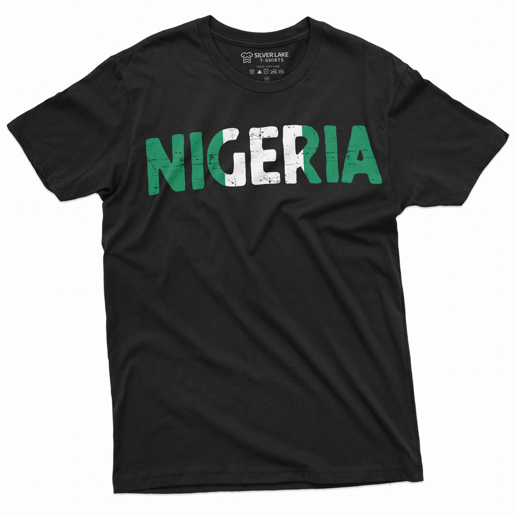 Men's Nigeria T-shirt flag coat of arms country tee shirt product image 1