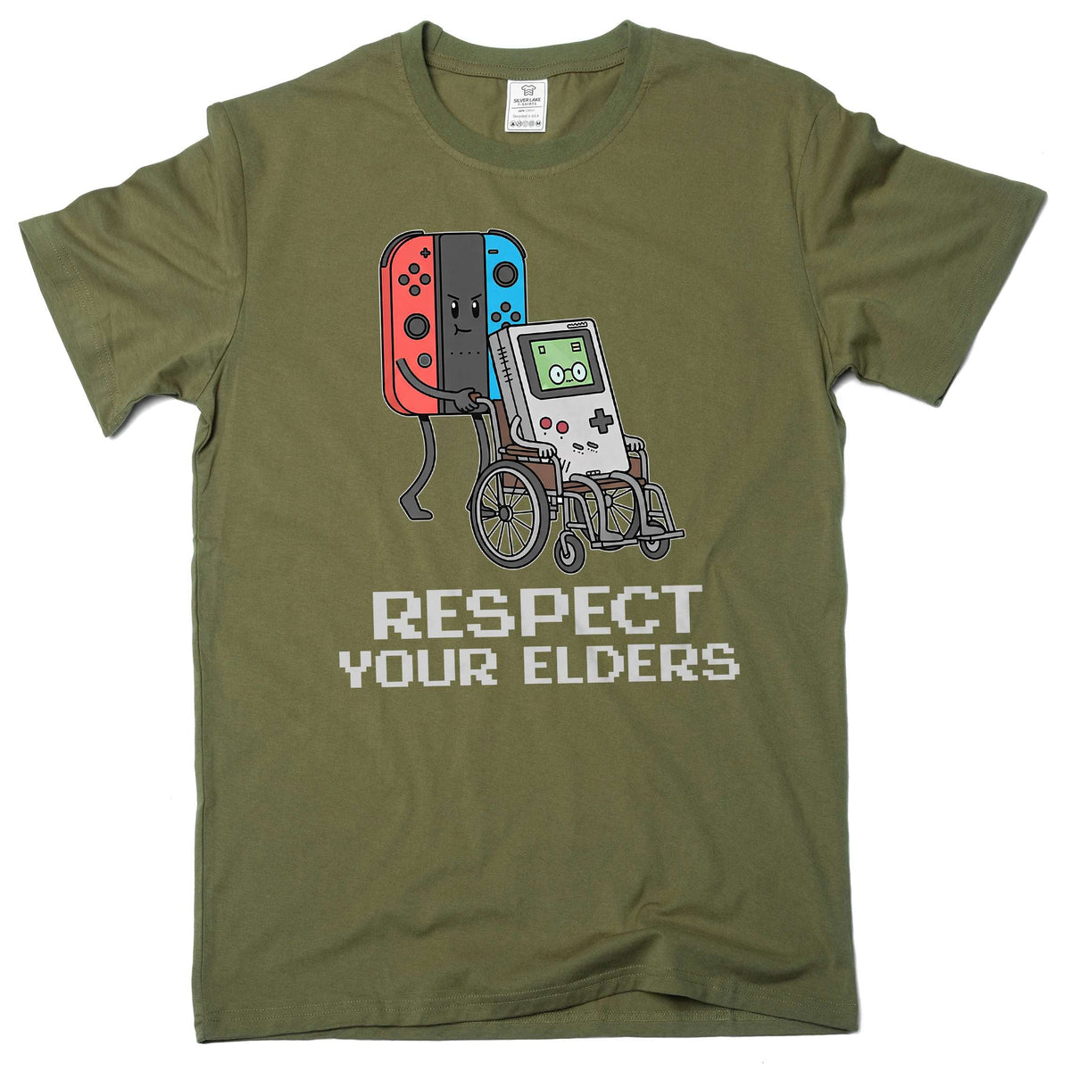Men's funny video gaming classic gamer T-shirt respect your product image 4