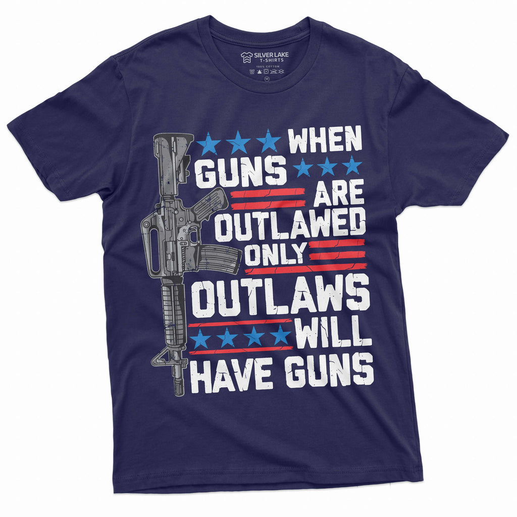 Men's 2A 2nd amendment pro gun T-shirt conservative product image 3