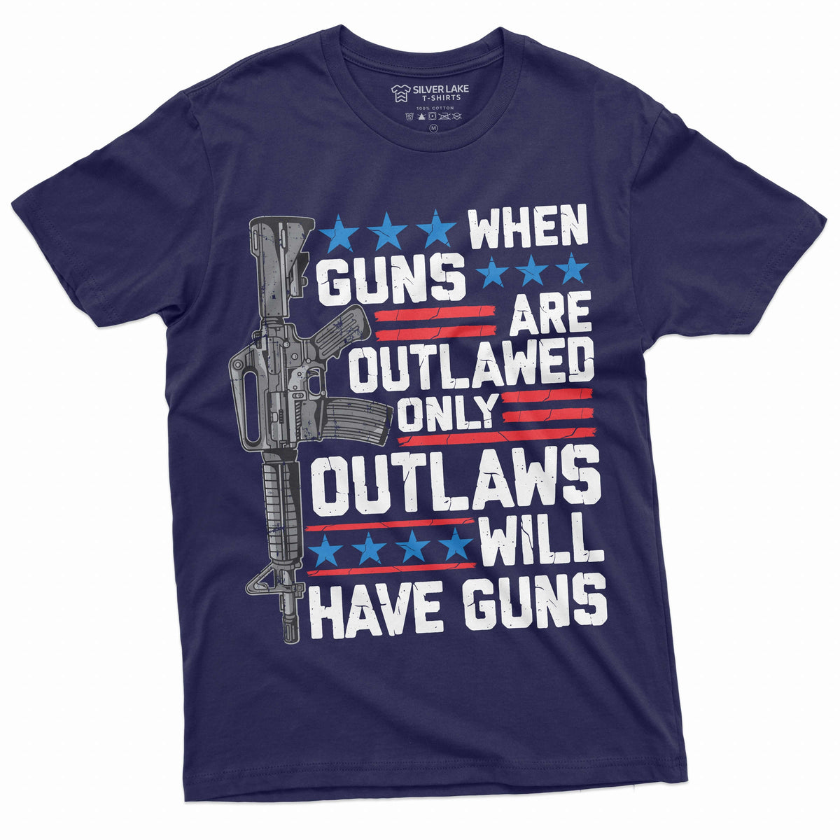 Men's 2A 2nd amendment pro gun T-shirt conservative product image 3