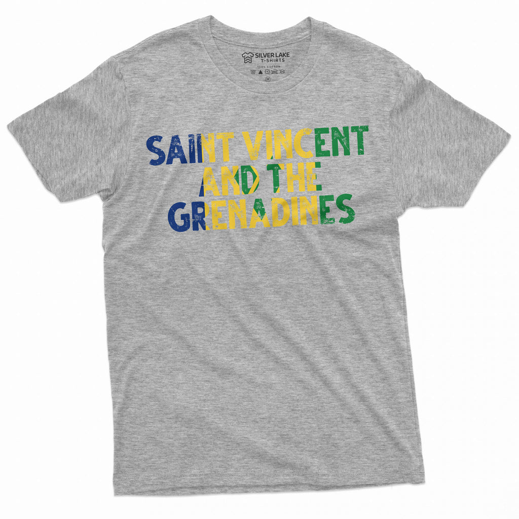Men's St. Vincent and the Grenadines T-shirt Saint flag product image 5