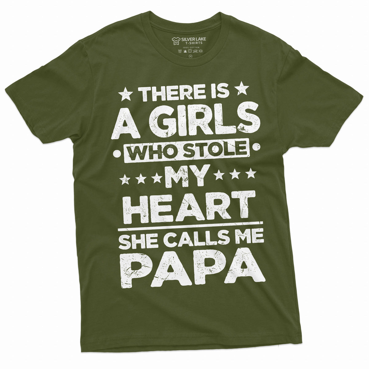 Men's Papa Daughter shirt Girl stole my heart she call me product image 4