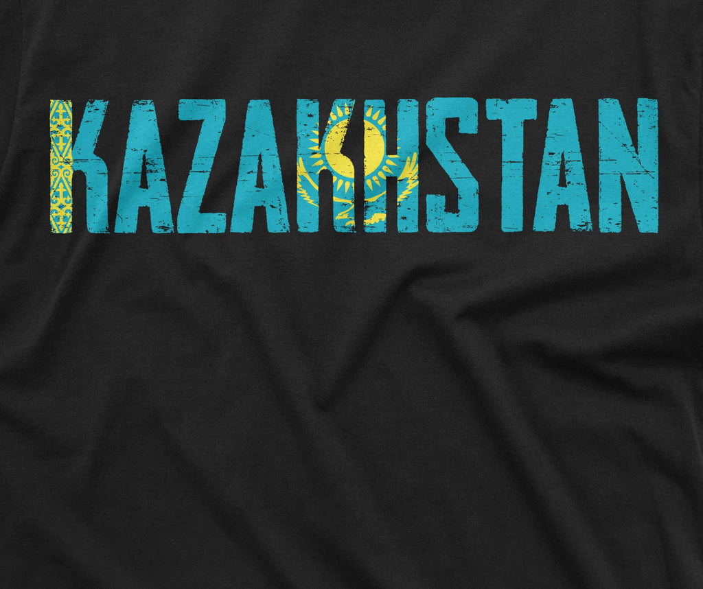 Men's Kazakhstan T-shirt Kazakhstani flag coat of arms product image 2