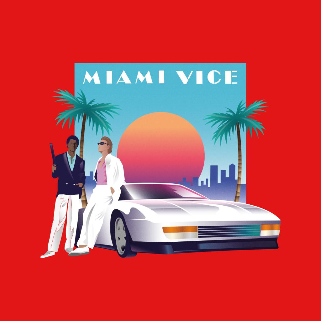 Miami Vice Sunset Men's T-Shirt product image 5