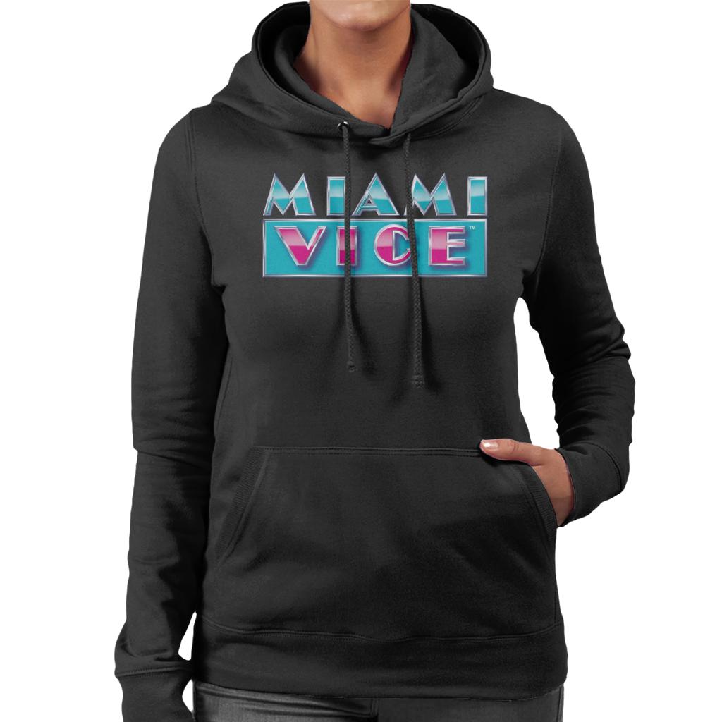Miami Vice Reflective Logo Women's Hooded Sweatshirt product image 1