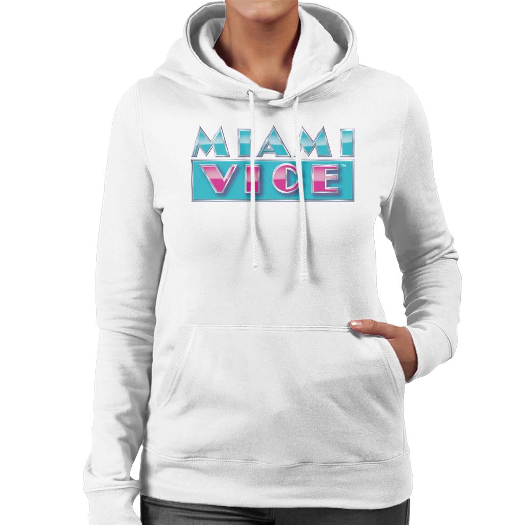 Miami Vice Reflective Logo Women's Hooded Sweatshirt product image 6