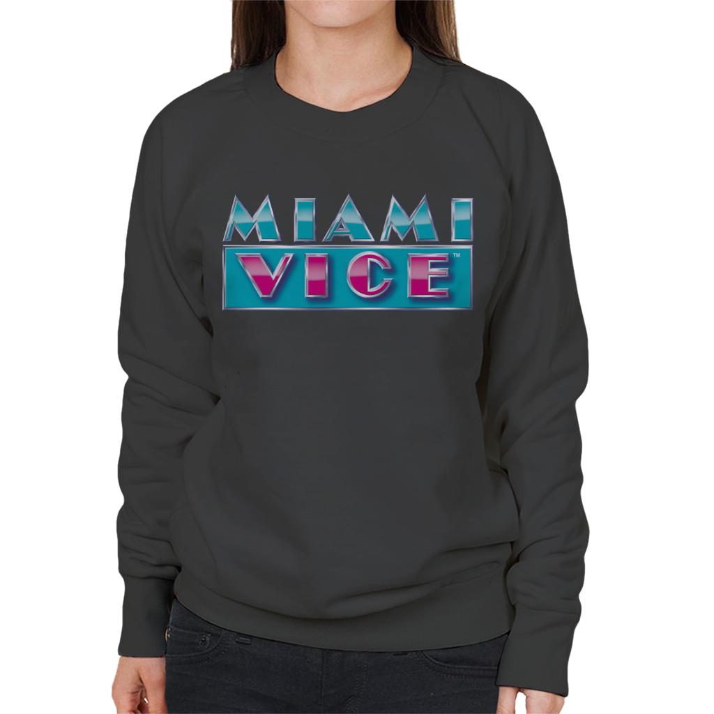 Miami Vice Reflective Logo Women's Sweatshirt product image 4