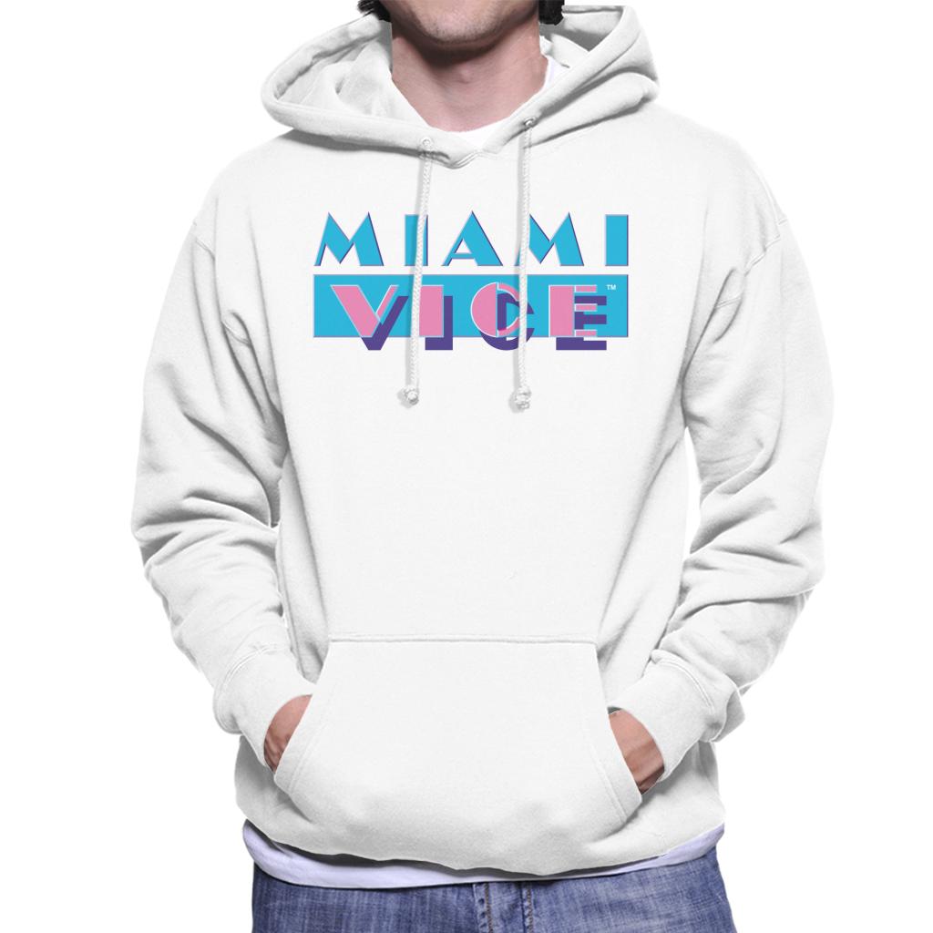 Miami Vice Classic Logo Men's Hooded Sweatshirt product image 6