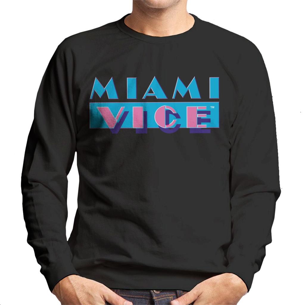 Miami Vice Classic Logo Men's Sweatshirt product image 1