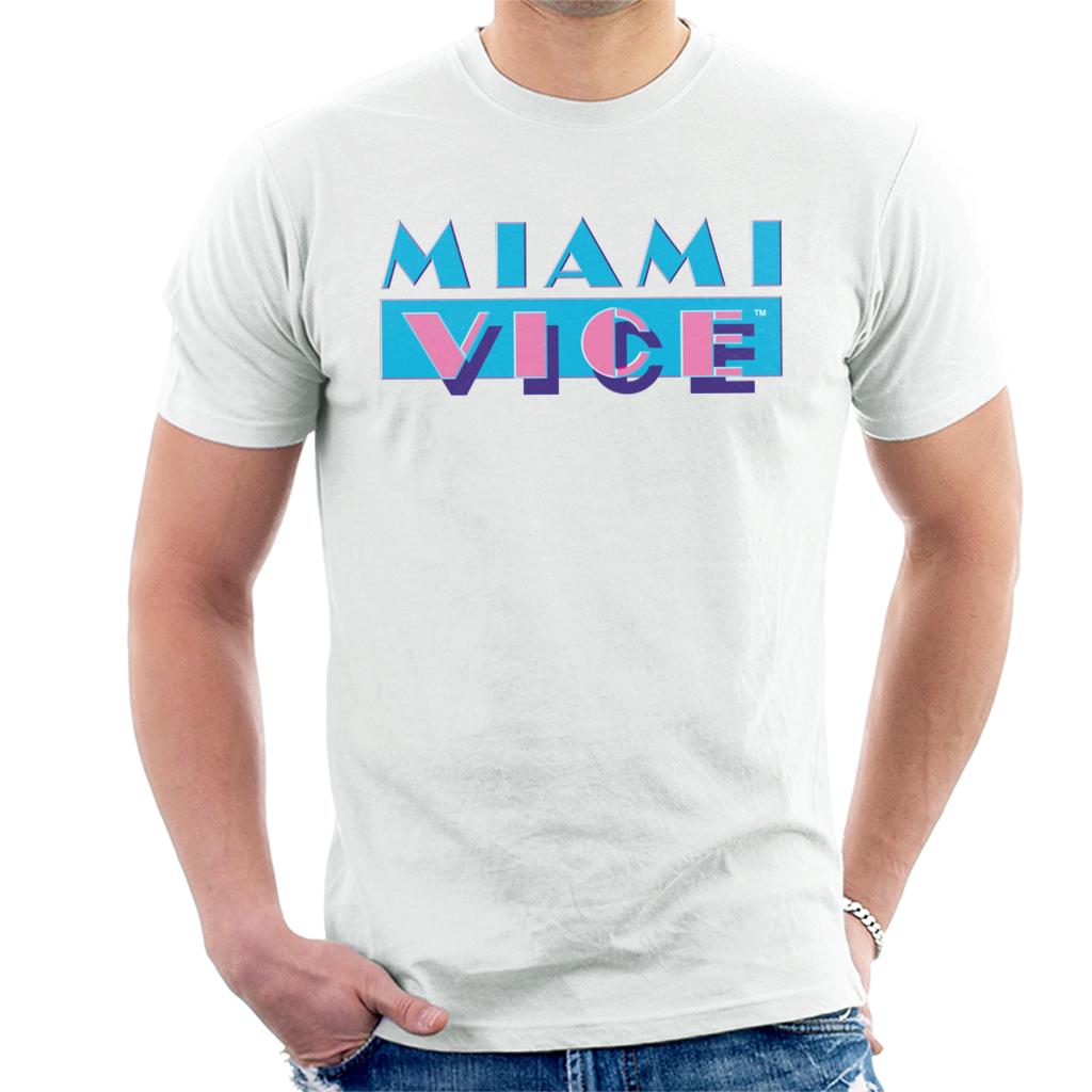 Miami Vice Classic Logo Men's T-Shirt product image 6