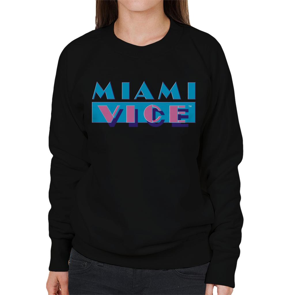 Miami Vice Classic Logo Women's Sweatshirt product image 1