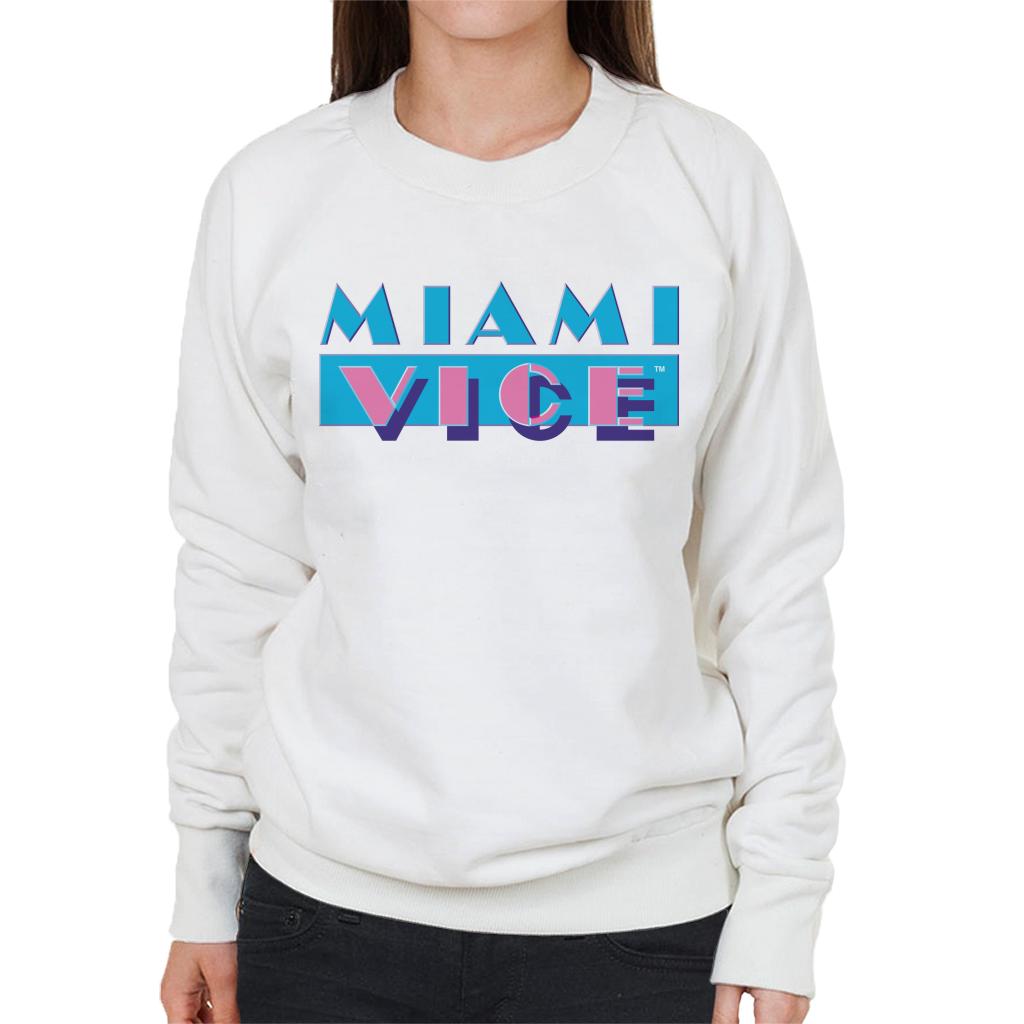 Miami Vice Classic Logo Women's Sweatshirt product image 6