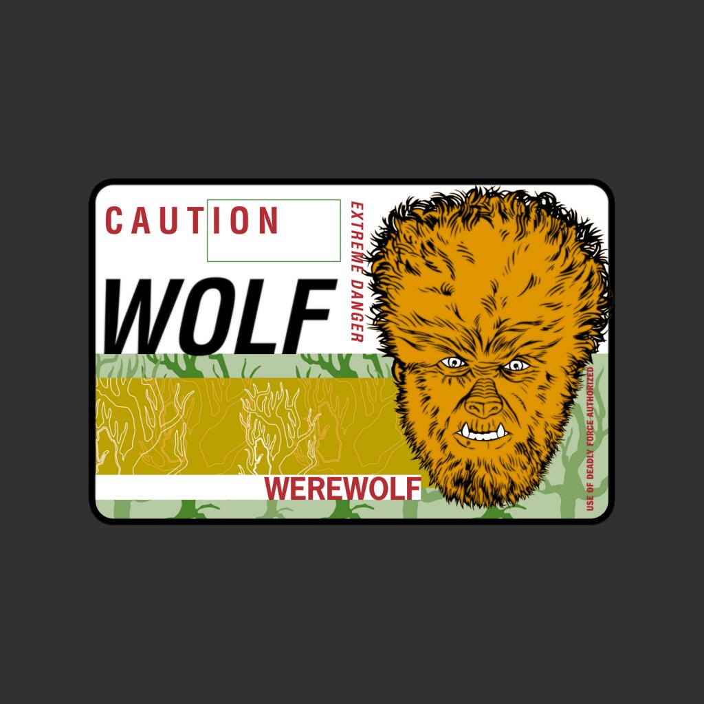 The Wolf Man Caution Extreme Danger Women's Sweatshirt product image 2