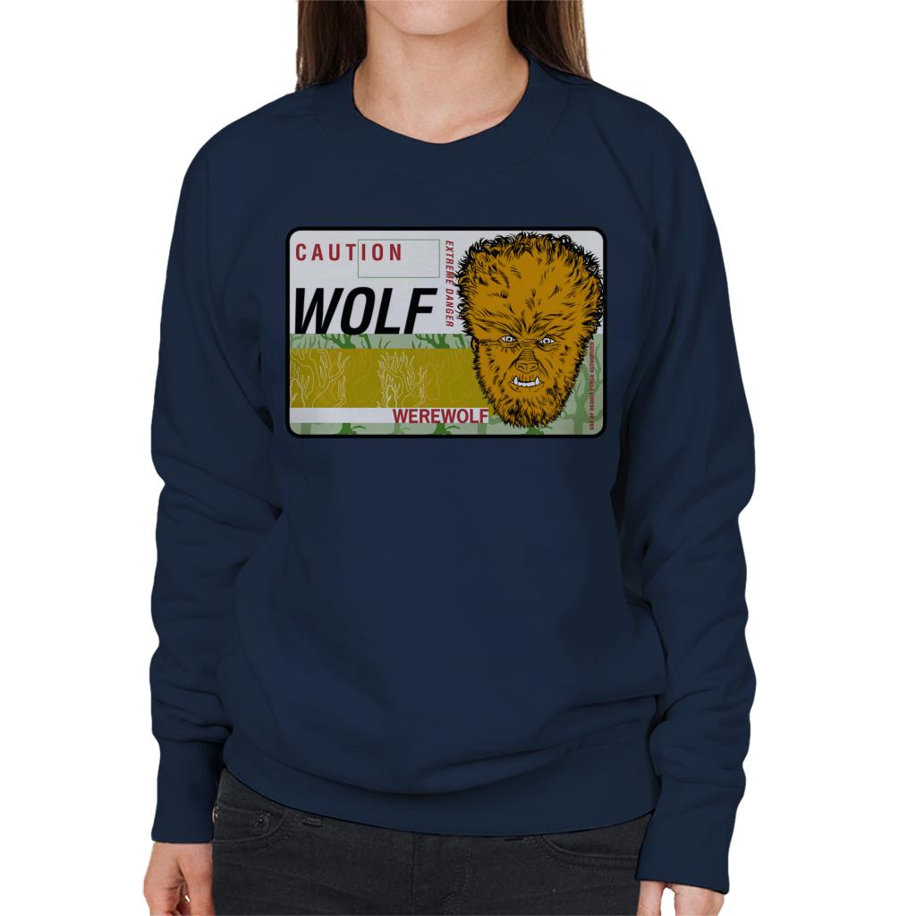 The Wolf Man Caution Extreme Danger Women's Sweatshirt product image 6