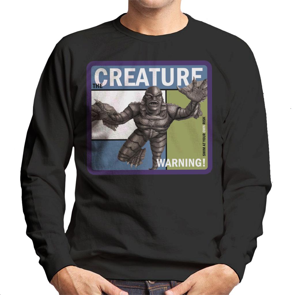 The Creature From Black Lagoon Warning Men's Sweatshirt product image 1