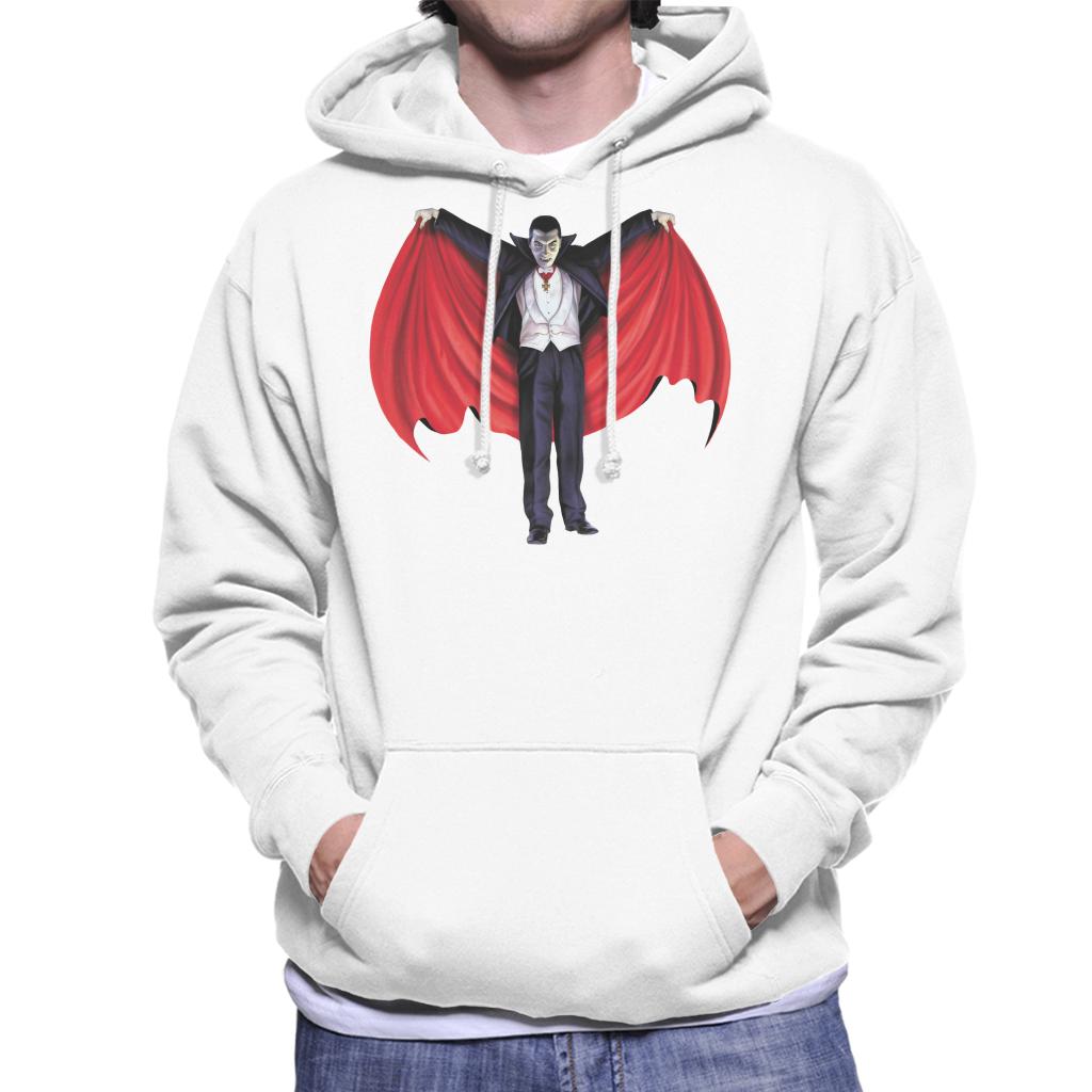 Dracula Cape Full Men's Hooded Sweatshirt product image 6