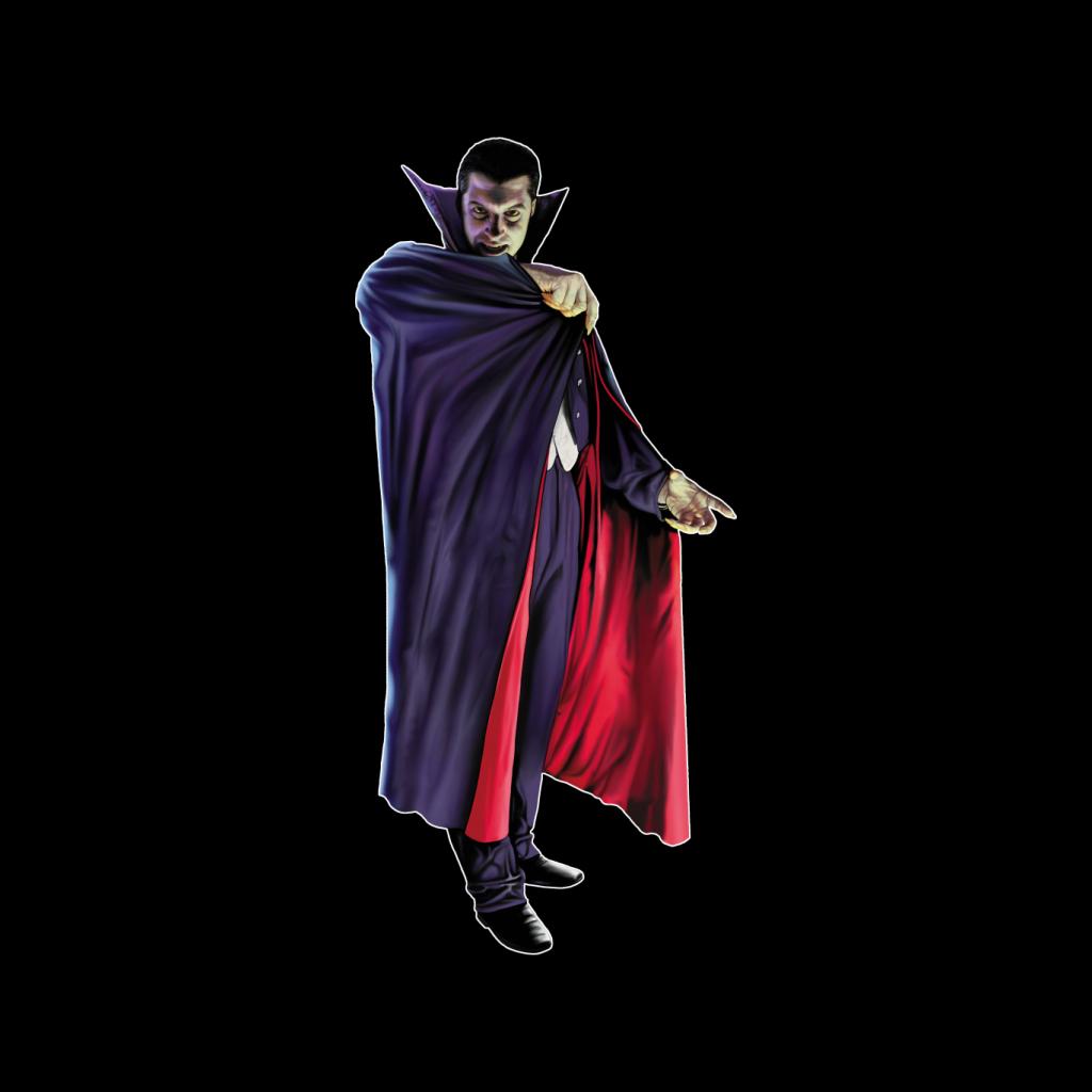 Dracula Cape Pose Men's Hooded Sweatshirt product image 2