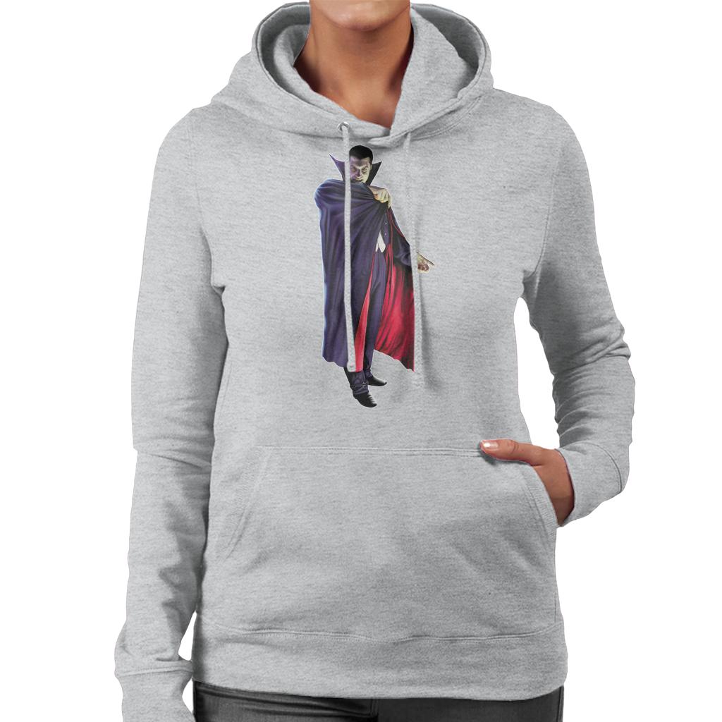 Dracula Cape Pose Women's Hooded Sweatshirt product image 4