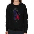 Dracula Cape Pose Women's Sweatshirt product image 1