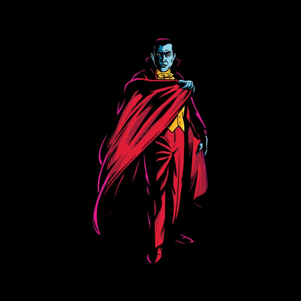 Dracula Cape Pose Dark Blood Illustration Women's T-Shirt product image 2
