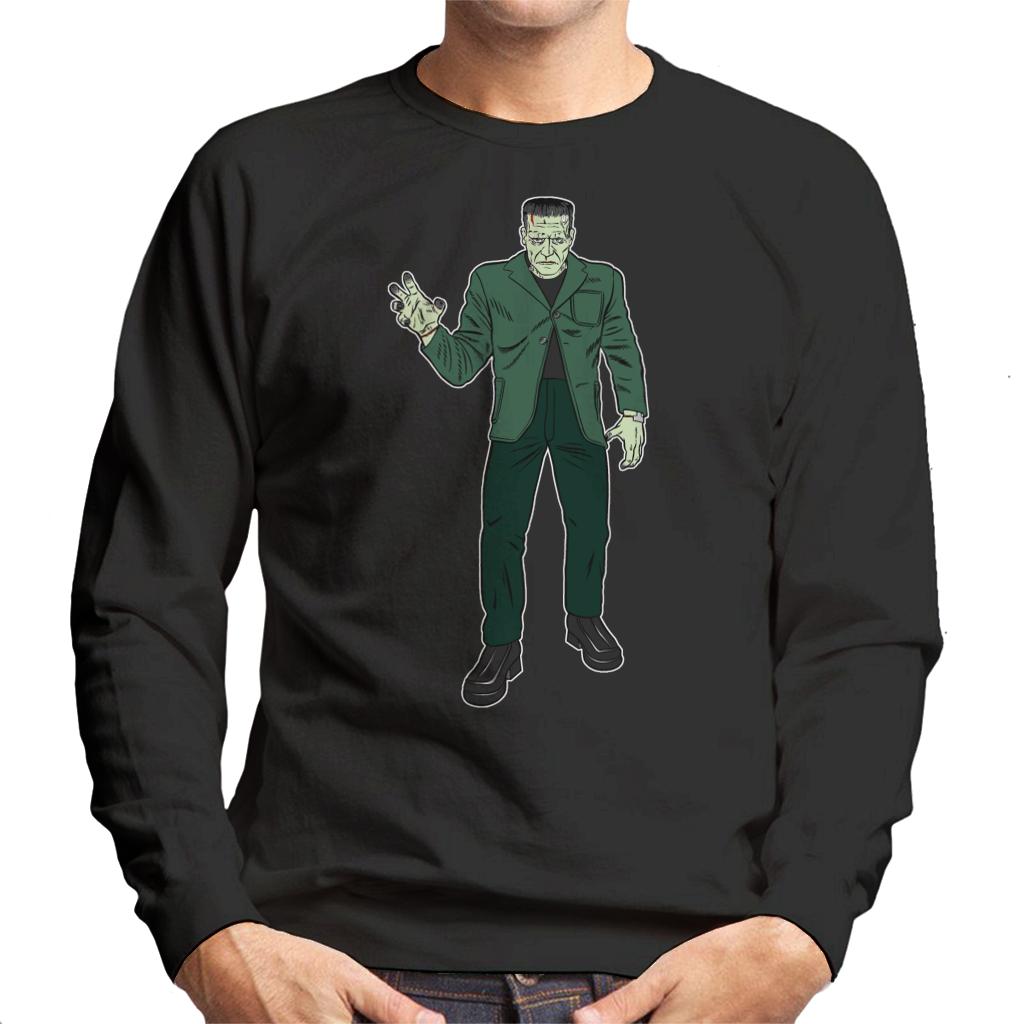 Frankenstein Monster Pose Illustration Men's Sweatshirt product image 1