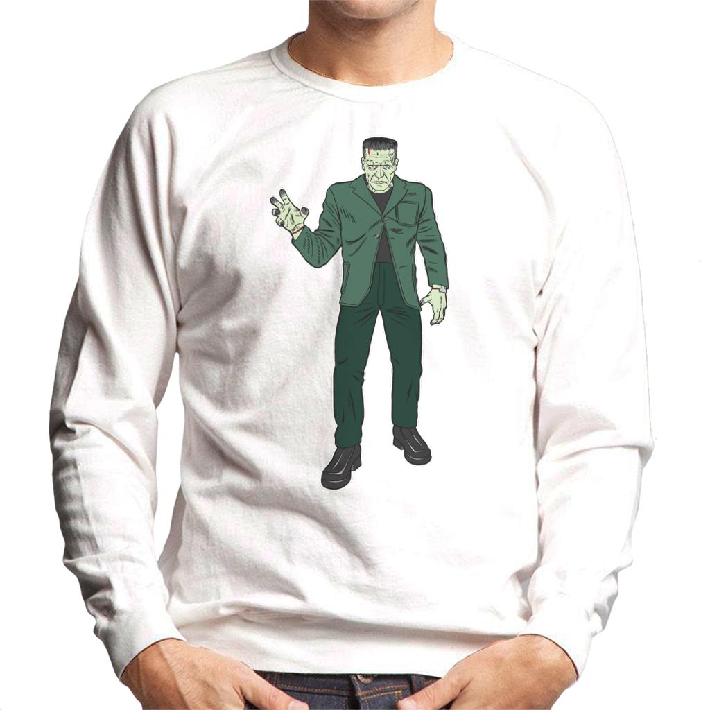 Frankenstein Monster Pose Illustration Men's Sweatshirt product image 6