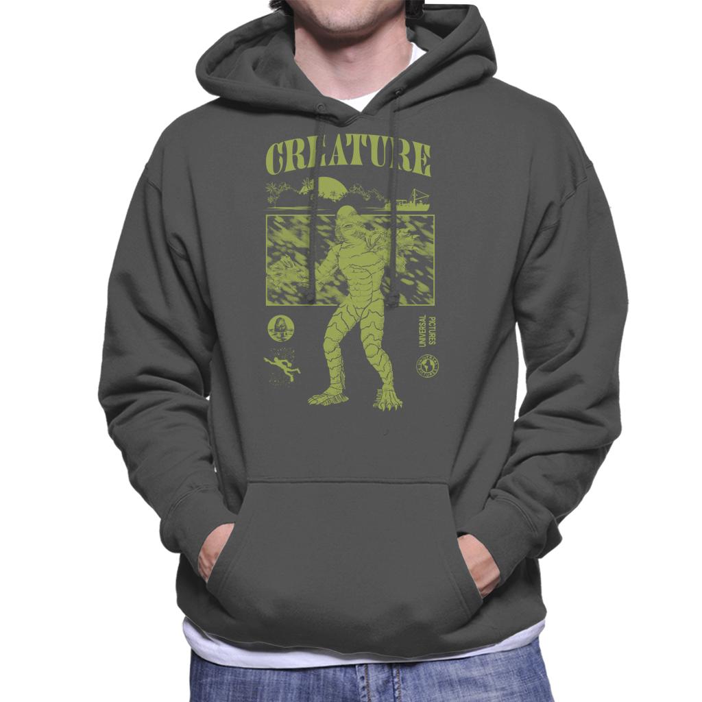The Creature From Black Lagoon Sunset Boat Men's Hooded product image 4