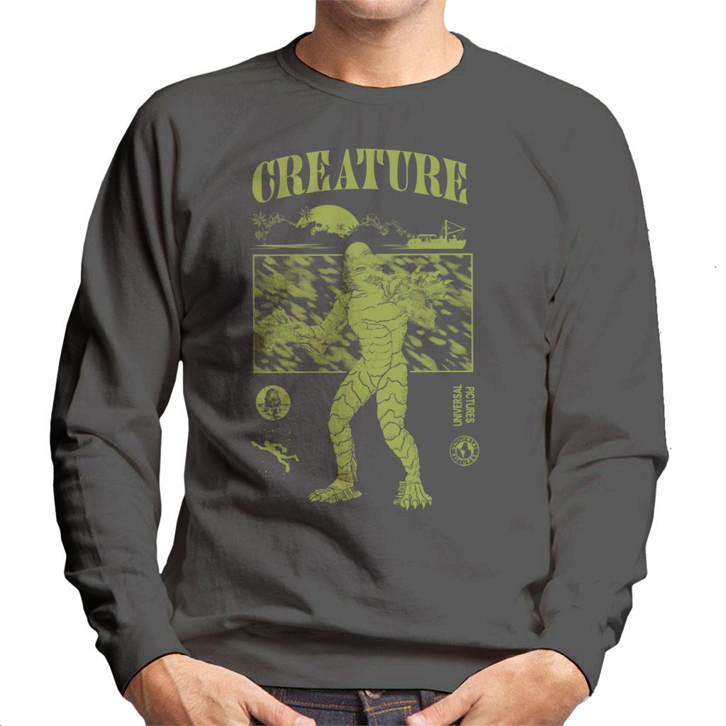 The Creature From Black Lagoon Sunset Boat Men's Sweatshirt product image 4