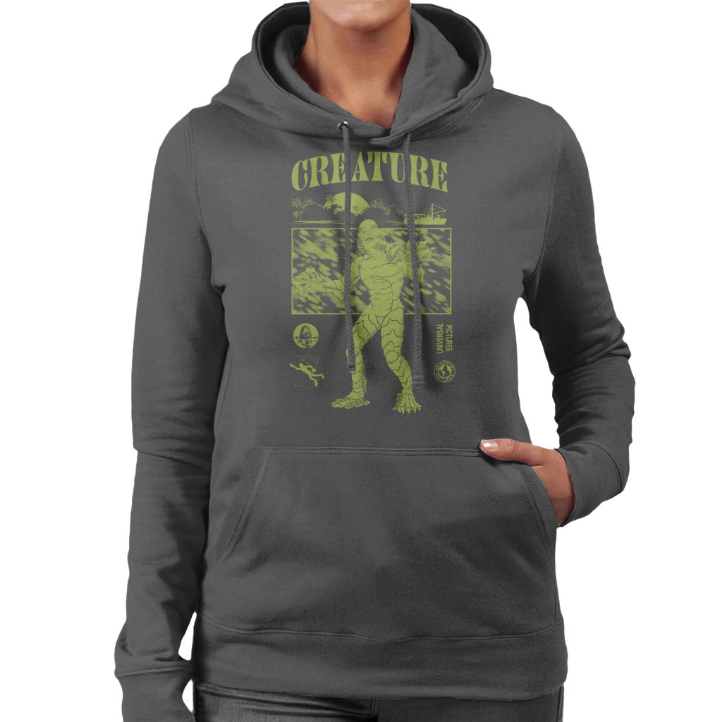 The Creature From Black Lagoon Sunset Boat Women's Hooded product image 4