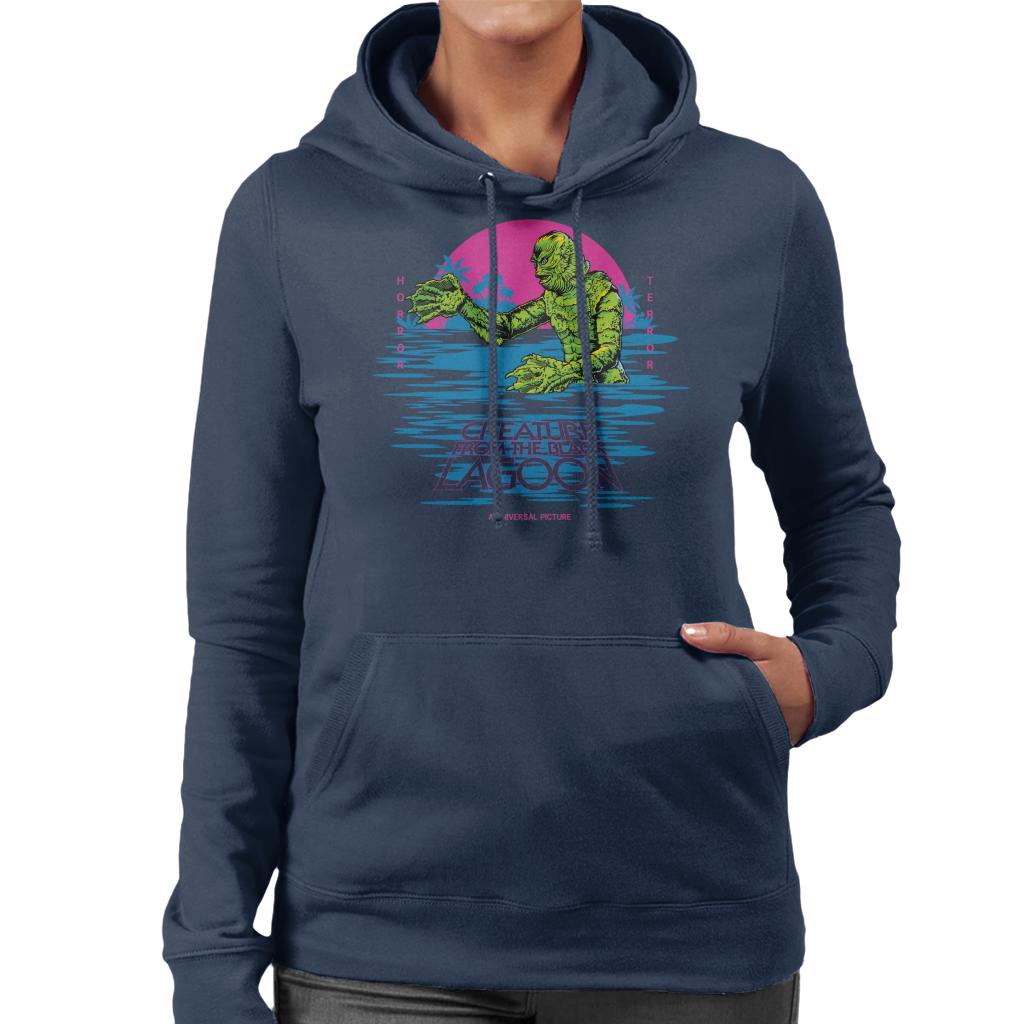 The Creature From Black Lagoon Horror Terror Women's Hooded product image 6