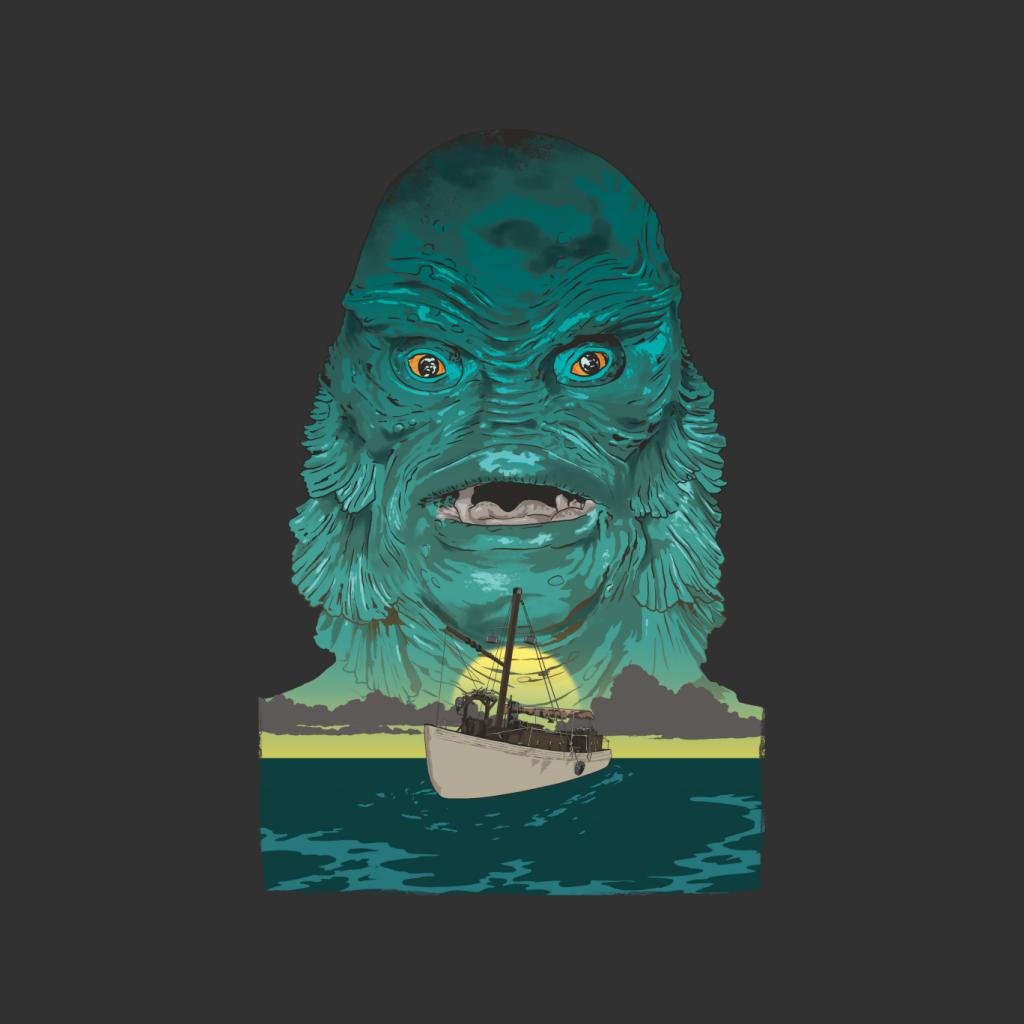 The Creature From Black Lagoon Demon Head Boat Men's T-Shirt product image 5