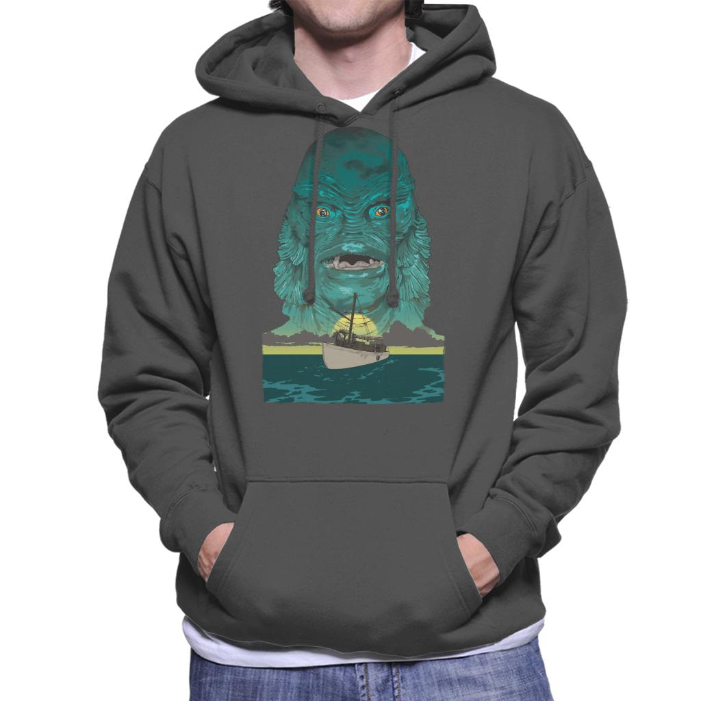 The Creature From Black Lagoon Demon Head Boat Men's Hooded product image 4