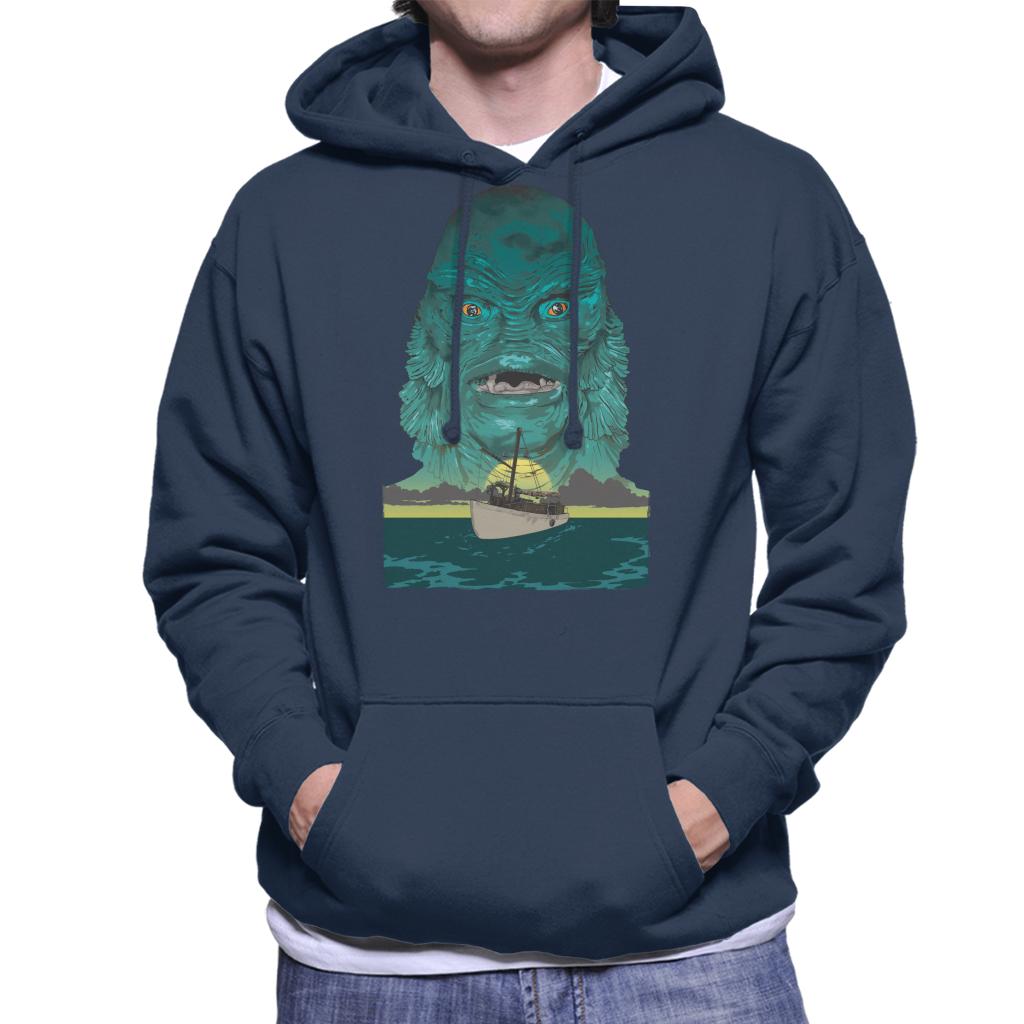 The Creature From Black Lagoon Demon Head Boat Men's Hooded product image 6