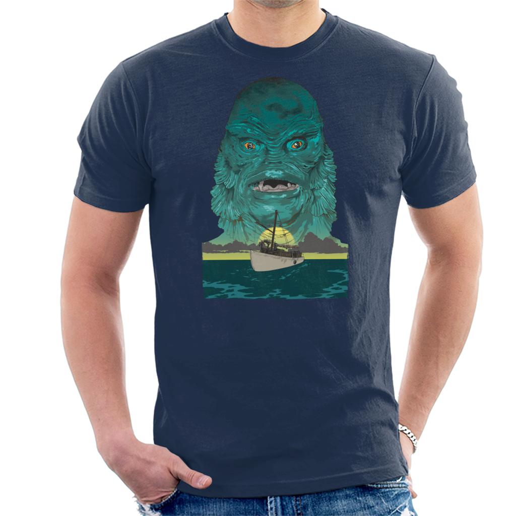 The Creature From Black Lagoon Demon Head Boat Men's T-Shirt product image 6
