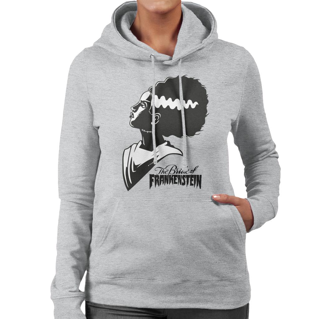 Bride Of Frankenstein Silhouette Women's Hooded Sweatshirt product image 1