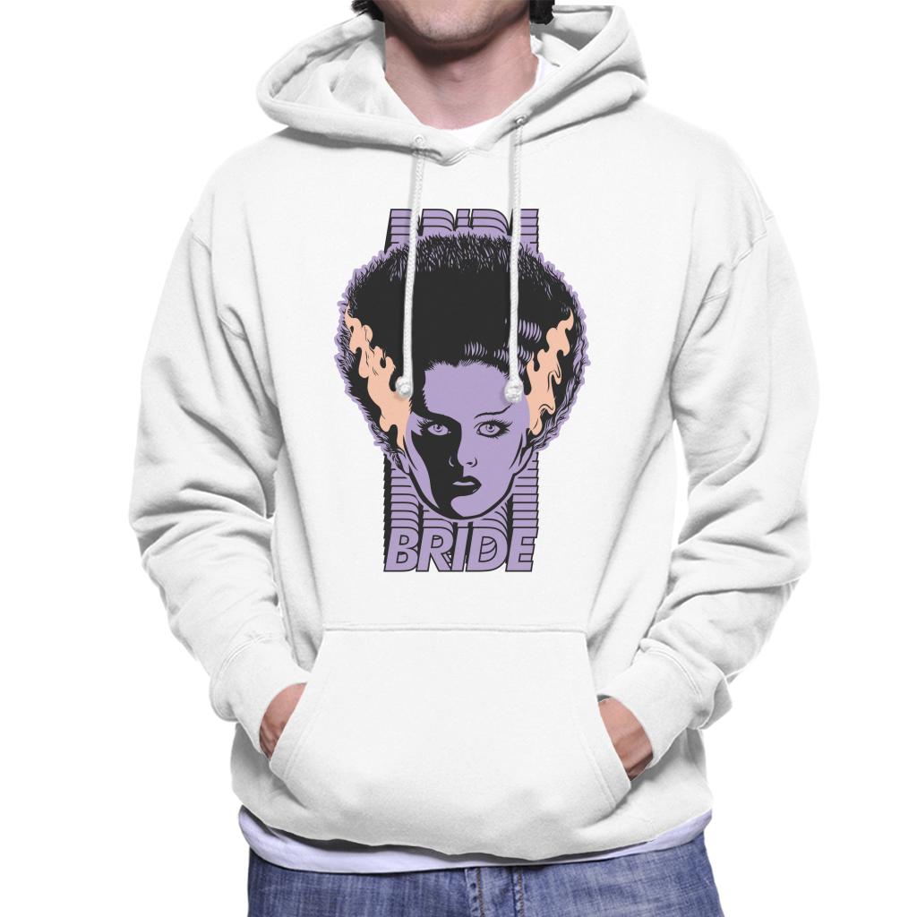 Bride Of Frankenstein Character Head Men's Hooded Sweatshirt product image 4