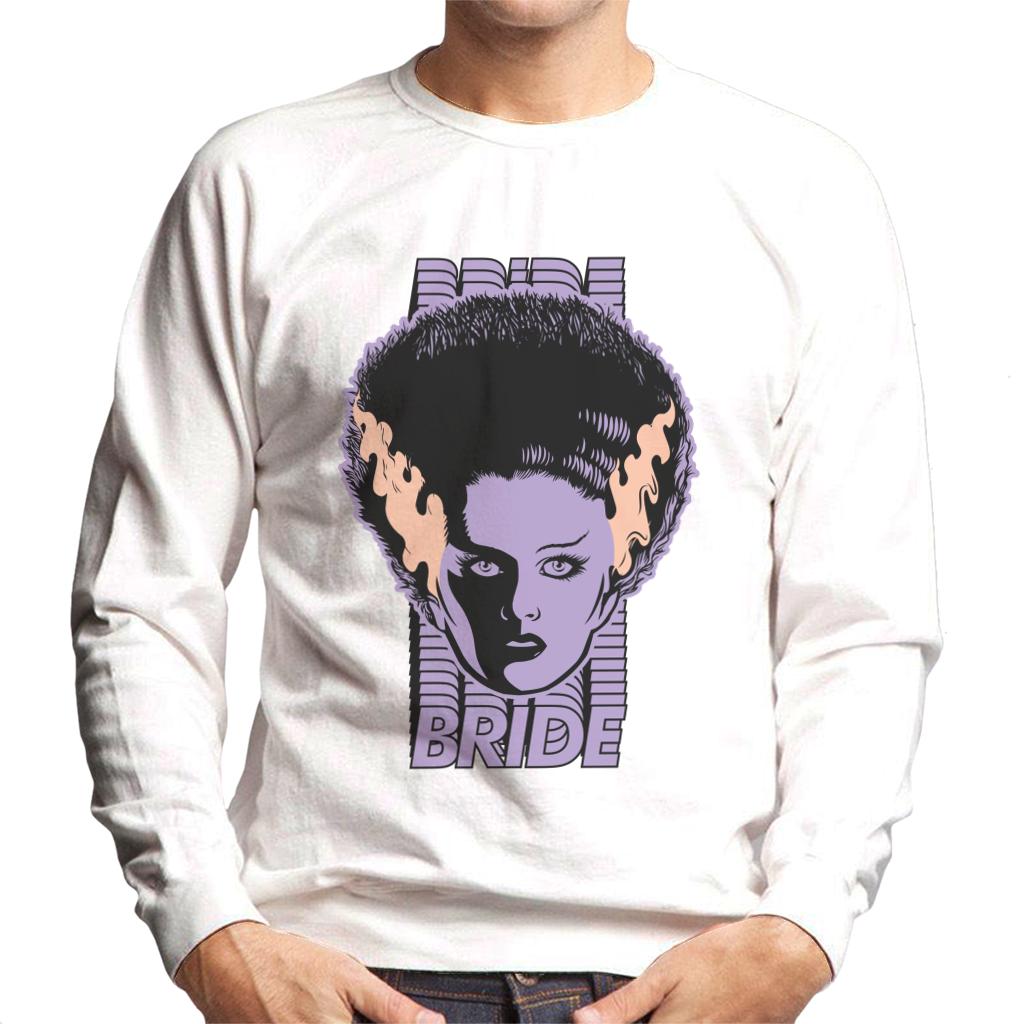 Bride Of Frankenstein Character Head Men's Sweatshirt product image 4
